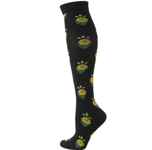 Black Lemon Compression Socks