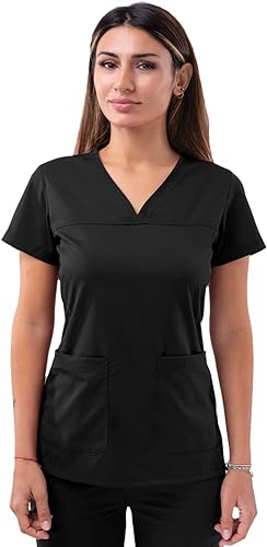 Adar Pro V-Neck Top Black