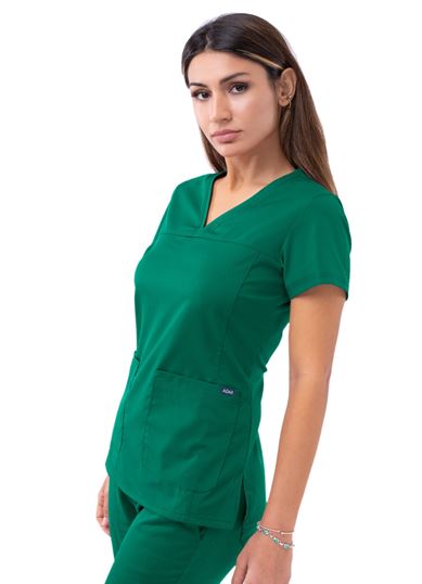 Adar Pro V-Neck Top Hunter Green