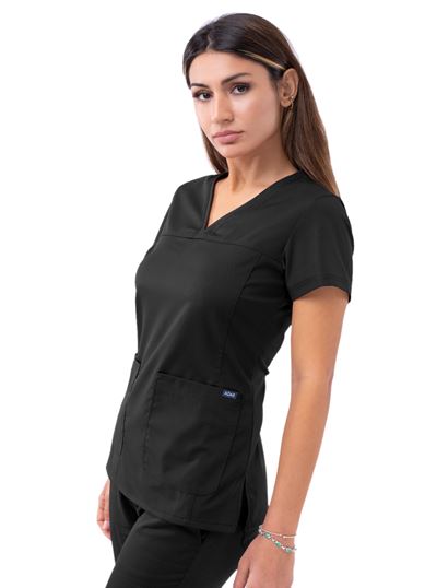 Adar Pro V-Neck Top Black